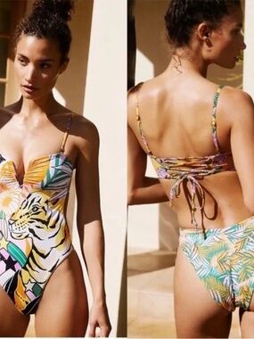 Maaji Zen Jungle Tiger Soleil Reversible One Piece Swimsuit